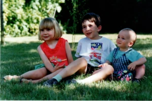 Juin 93, dans le jardin à Guilherand-Granges